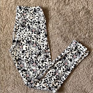 LulaRoe Disney Leggings - Cruella Dalmatian